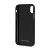 Capa rígida Mercedes-Benz em fibra de carbono verdadeira para Apple iPhone XR, preta
