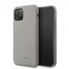 Capa em silicone líquido Mercedes-Benz para Apple iPhone 11 Pro, cinzenta