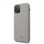 Capa em silicone líquido Mercedes-Benz para Apple iPhone 11 Pro, cinzenta