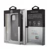 Capa rígida em pele carbono Mercedes-Benz para Apple iPhone 11 Pro, preta