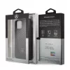Capa rígida em pele carbono Mercedes-Benz para Apple iPhone 11, preta