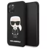 Capa em silicone Iconic Karl Lagerfeld para Apple iPhone 11 Pro, preta