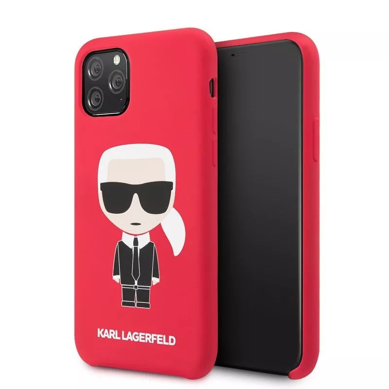 Capa Iconic Body Karl Lagerfeld para Apple iPhone 11 Pro - vermelha