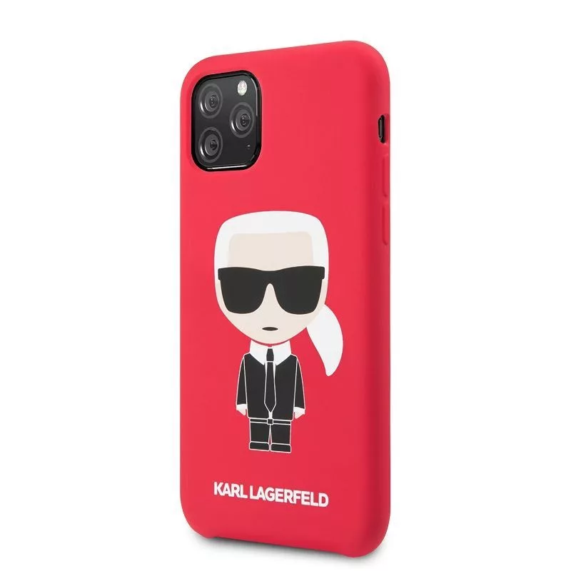 Capa Iconic Body Karl Lagerfeld para Apple iPhone 11 Pro - vermelha