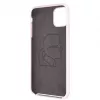 Capa Fullbody Ikonic em silicone Karl Lagerfeld para Apple iPhone 11 Pro Max, rosa