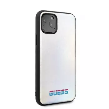 Guess Capa Iridescent para Apple iPhone 11 Pro prateada