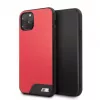 BMW Capa rígida Smooth PU Leather vermelha para Apple iPhone 11 Pro