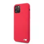 BMW Capa rígida de silicone vermelha para Apple iPhone 11 Pro