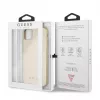 Guess Capa rígida Iridescent de PU dourada para Apple iPhone 11 Pro Max