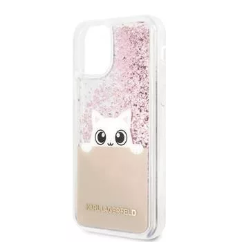 Guess capa Glitter Peek and Boo para Apple iPhone 11 Pro, rosa