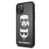 Karl Lagerfeld capa Karl Lagerfeld and Choupette para Apple iPhone 11 Pro, preto