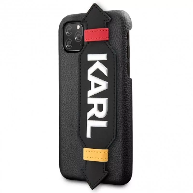 Karl Lagerfeld Capa com alça preta para Apple iPhone 11 Pro