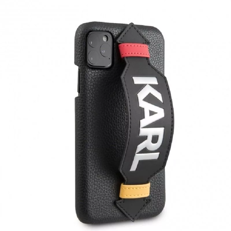 Karl Lagerfeld Capa com alça preta para Apple iPhone 11 Pro