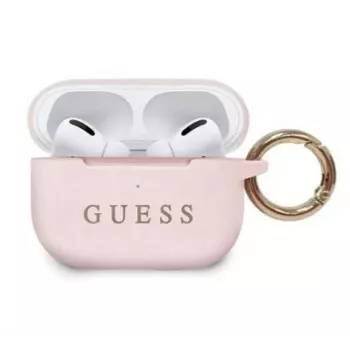 Guess Capa de silicone rosa-claro para Apple AirPods Pro