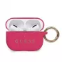 Guess Capa de silicone fúcsia para AirPods Pro