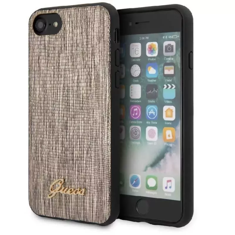 Guess Capa Lizard dourada para Apple iPhone 7/8/SE2020