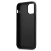 Guess GUHCP12SVSATMLRE Capa rígida Saffiano vermelha para Apple iPhone 12 Mini
