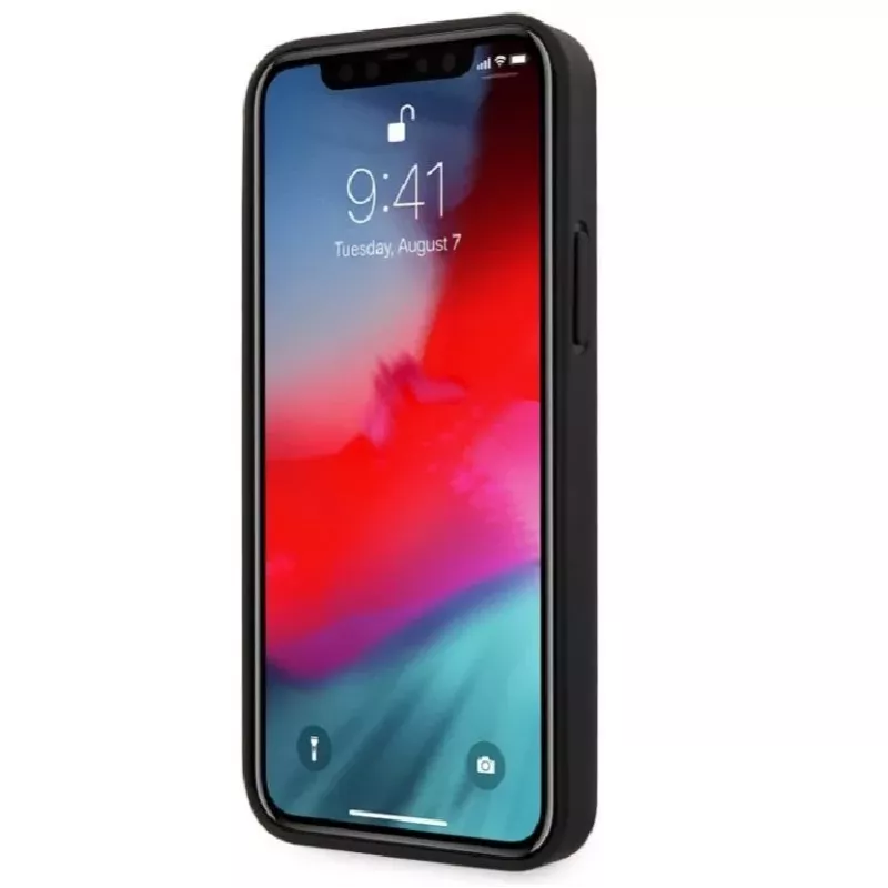 Guess Capa Lizard dourada para Apple iPhone 12 mini 5,4 polegadas