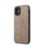 Guess Capa Lizard dourada para Apple iPhone 12 mini 5,4 polegadas