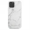 Guess Capa Marble de PC/TPU branca para Apple iPhone 12/12 Pro