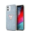 Guess Capa Denim Triangle de PC/TPU azul-claro para Apple iPhone 12 mini 5,4