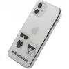 Karl Lagerfeld Capa Karl & Choupette de PC/TPU transparente para Apple iPhone 12 mini 5,4 polegadas