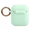 Guess Capa de silicone Glitter verde para AirPods Pro