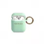Guess Capa de silicone Glitter verde para AirPods Pro