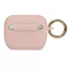 Guess Capa de silicone Triangle rosa para AirPods Pro