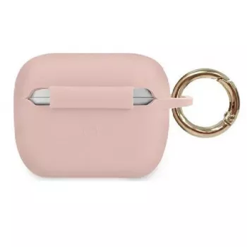 Guess Capa de silicone Triangle rosa para AirPods Pro