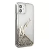 Guess Capa Liquid Glitter Vintage dourada para Apple iPhone 12 Mini 5,4 polegadas