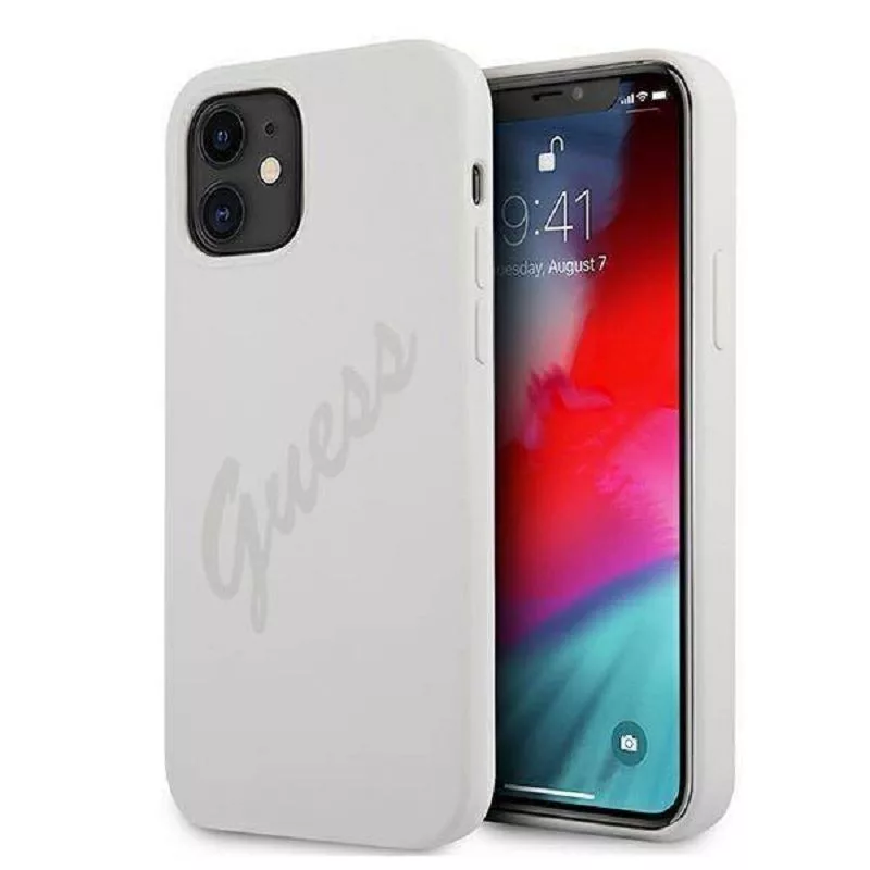 Guess Capa Vintage creme para Apple iPhone 12 Mini 5.4 polegadas