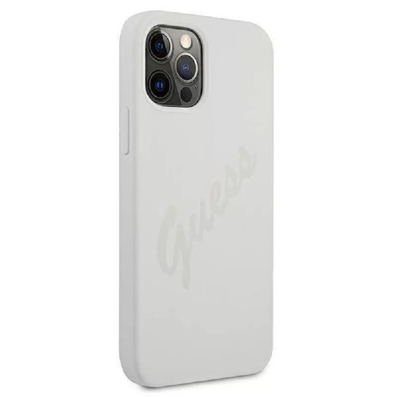 Guess Capa Vintage creme para Apple iPhone 12 Pro Max 6,7 polegadas