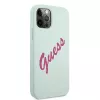 Guess Capa Fuschia azul para Apple iPhone 12 Pro Max 6,7 polegadas