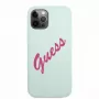 Guess Capa Fuschia azul para Apple iPhone 12 Pro Max 6,7 polegadas