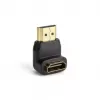 Adaptador HDMI em ângulo Hama High-Speed, ficha - conector fêmea, 270°