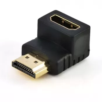 Adaptador HDMI em ângulo Hama High-Speed, ficha - conector fêmea, 270°