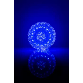 iLike Bumba ar puķēm 465 200LED D-20cm azul esfera de luz LED decorativa com flores