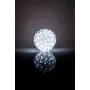 Esfera LED RS-208 com flores 50 LEDs branco 11 cm