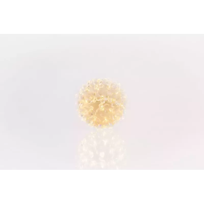ILIKE Bumba ar puķēm RS-208 50LED D-11cm branco quente esfera de luz LED decorativa