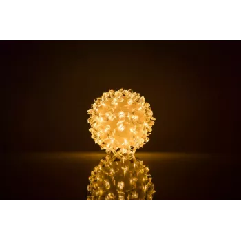 ILIKE Bumba ar puķēm RS-208 50LED D-11cm branco quente esfera de luz LED decorativa