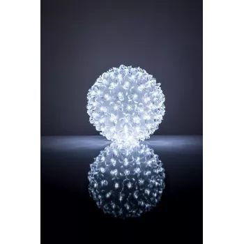 iLike Bumba ar puķēm RS-209 100LED D-14cm branco luminária LED decorativa