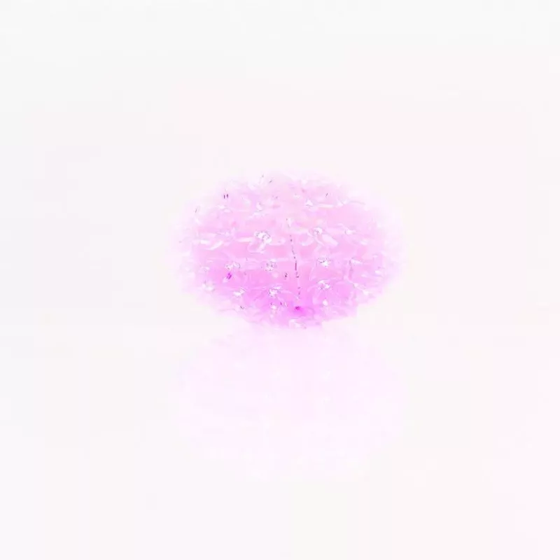 iLike Bumba árvore com flores RS-214 80LED D-13cm roxa luz LED decorativa