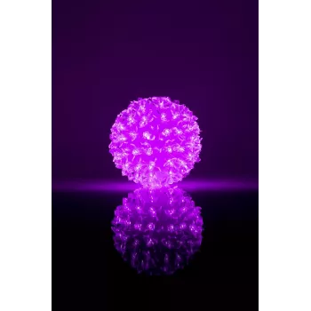 iLike Bumba árvore com flores RS-214 80LED D-13cm roxa luz LED decorativa