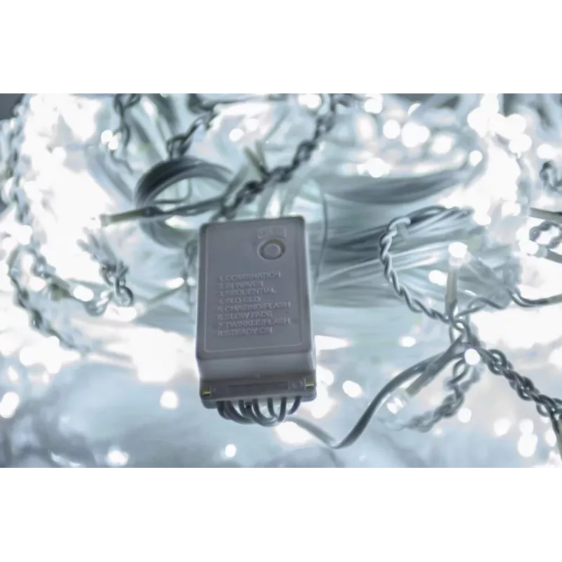 iLike RS-100W 100 LED 5m branco fio de luzes IP44