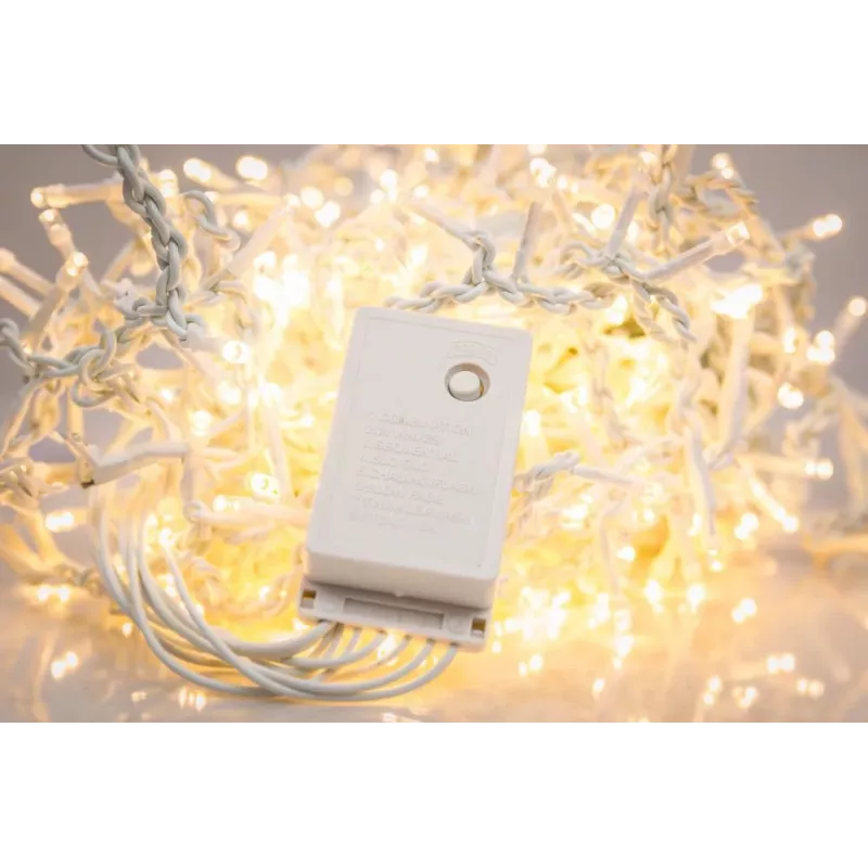 iLike Diožu Lietus RS-300 300LED 14m branco quente fio de luzes LED