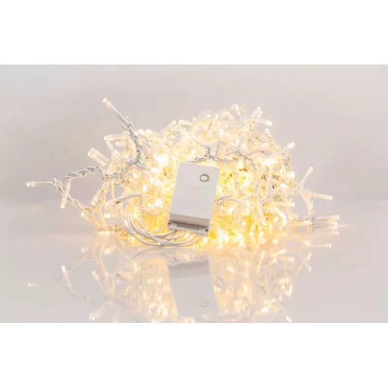 iLike Diožu Lietus RS-300 300LED 14m branco quente fio de luzes LED