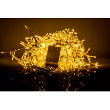 iLike Diožu Lietus RS-500 500LED 19m branco quente fio de luzes LED decorativo
