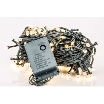 iLike iluminação de Natal LED 100 LED RS-111 7m branco