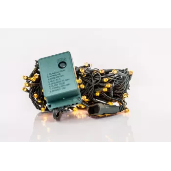 iLike RS-111YLW fio de luzes de Natal 100 LED 7m amarelo